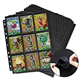 Moocuca 630 Tasche Trading Card Sleeves, 35 Pagine Tasche da Collezione, Raccoglitore Carte ​con Tasche su Entrambi i Lati di ...