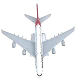 MOOKEENONE Modello di aviazione di modello di aeromobile di simulazione di modello di aereo civile australiano di 16cm A380 Qantas