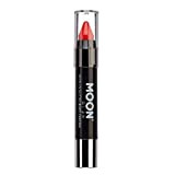 Moon Glow - Matita UV Glitter Pen fluorescente per trucco/disegni su viso e corpo – Rosso - S'illumina sotto i ...