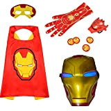 morningsilkwig Costumi Supereroi Ironman Costumi da Supereroe Iron Man Maschera Supereroi