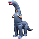 Morph Costume da Dinosauro Gonfiabile Diplodocus Scheletro Adulti - Taglia unica