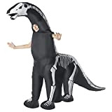 Morph Costume da Dinosauro Gonfiabile Diplodocus Scheletro Bambini - Taglia unica