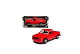 Motormax 1992 GMC Sierra GT Red Pickup Truck 1/24 Diecast Model by