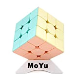 Moyu OJIN MoFang JiaoShi Meilong Bright Pink Series Cube Meilong3 3x3x3 Cube Stickerless Cubing Classroom Meilong Forsted Surface Puzzle Cube ...