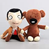 Mr. Bean Teddy Bear Peluche Set Simpatico film commedia Mr. Bean Personaggio dei cartoni animati Cuscino Bambola di pezza per ...