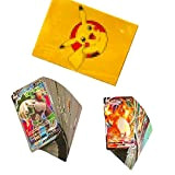 MRZJFA 100 Compatibili con i Carte Pokemon Rare (50V + 50VMAX)-Versione Inglese, Flash Trading Puzzle Gioco di Carte Divertenti Regali ...