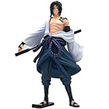 Msoah Anime Naruto Shippuden Uchiha Sasuke Action Figure Toy Statue Model Box Gift