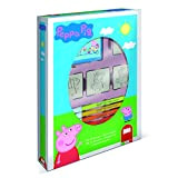 Multiprint Box 4 Timbri per Bambini Peppa Pig, 100% Made in Italy, Set Timbrini Bimbi Personalizzati, in Legno e Gomma ...