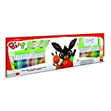Multiprint Set 4 Timbri per Bambini e 60 Pennarelli Colorati Bing, Made in Italy, Set Timbrini Bimbi, in Legno e ...