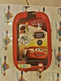 Multiprint- Trolley Disney Cars, Made in Italy, Album da Colorare, Stickers, Pennarelli e Matite, Set Timbrini Bimbi, in Legno e ...