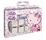 Multiprint Valigetta 7 Timbri per Bambini Hello Kitty Olympics, 100% Made in Italy, Set Timbrini Bimbi Personalizzati, in Legno e ...