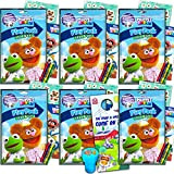 Muppet Babies - Confezione da 6 confezioni da gioco con adesivi, libri da colorare e pastelli (Muppet Babies Party Supplies)
