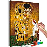 murando Dipingere con i Numeri Kit Gustav Klimt Bacio 40x60 cm DIY Fai da Te Quadri da Dipingere Numerati per ...