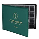 Muroad - 240 tasche per album da collezione pezzi di maiale, album per raccoglitori, adatto per monete di diametro 3 ...