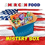 MYSTERY BOX Snack Americani 15 Pz Scatola Mistero a Sorpresa 30% di Prodotti in Omaggio Cibo Bevande