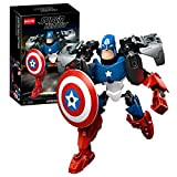 N//C Modello Personaggio Capitan America Supereroi Justice Series Robot Mini Figure Action Figura Flessibile di 16 Cm Giocattolo Supereroi per ...