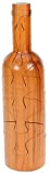 Namesakes® Bottiglia di vino 3D Puzzle per Adulti. Idea regalo in legno per uomini, donne e bevitori! Dimensioni bottiglia intera ...