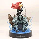 NAMFZX Fullmetal Alchemist Edward Elric Figure Model Anime Character Model 30cm (11.82in) Statua statica in PVC di Alta qualità/Animazione Domestica/Figura ...