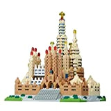 Nanoblock NB-028 Sagrada Familia - Puzzle 3D, serie Advanced Hobby 2660 pezzi, livello di difficoltà 5, per esperti