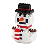 Nanoblock - NB-C027 Christmas - Snow Man Micro Costruzione