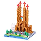 Nanoblock - Sagrada Familia Set Micro Costruzioni Modellino Chiesa Barcellona Spagna, Puzzle 3D, 2660 Pezzi