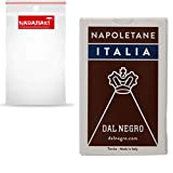 NARAMAKI® Dal Negro Napoletane Italia - Carte da Gioco Regionali Plastificate con Astuccio Marrone - Giochi da Tavolo