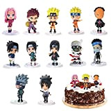 Naruto Figures Cake Topper 12 pcs, Decorazioni Torta Naruto, Naruto Personaggio, Naruto Mini Figures Set, Giocattoli Figure Naruto, per la ...