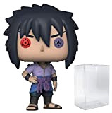 Naruto Shippuden - Sasuke Uchiha Rinnegan (AAA Anime Exclusive) Funko Pop! - Figura in vinile con custodia protettiva compatibile