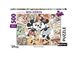 Nathan- Mickey & Friends Disney Puzzle Souvenirs di Topolino, 500 Pezzi, Colore Altro, Norme, 87217