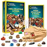 National Geographic Mega Fossil and Gemstone Dig Kit