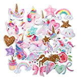 Navy Peony Magical Rainbow Unicorn Stickers (34 pieces)