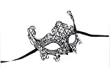 NAXIAOTIAO 10 Pezzi Black Lace Masquerade Mask Mask Donne Maschere Veneziane Maschera di Pizzo, Maschera di Halloween,Nero