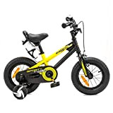 NB Parts Bicicletta per bambine e bambini, a partire dai 3 anni, da 12 / 16 pollici, Bambini, giallo opaco, ...