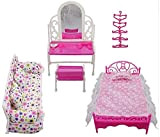 NCONCO 8 accessori per mobili da principessa, regalo per bambini, 1 set da comò + 1 set di divani+1 set ...