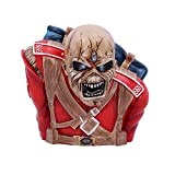 Nemesis Now Scatola Busto Iron Maiden The Trooper con Licenza Ufficiale (Piccolo) Rosso, 12 cm