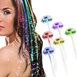 NEO+ - Serie di extension per capelli in fibra ottica a 3, 6, 10 LED Per illuminare i capelli con ...
