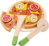 New Classic Toys Cuttingset-Pizza Salami, Multicolore, 10586