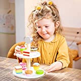 New Classic Toys- Supporto per Torta in Legno fingere di Giocare cucinano educativi di Simulazione e percezione del Colore Giocattolo ...