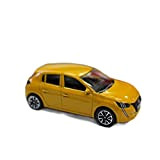 NHDTM Kit Giocattoli Auto in Metallo Diecast 1/64 per Peugeot 208 Modello Simulazione di Auto in Lega Monopezzo Scena Decorazione ...
