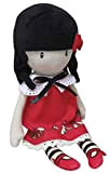 Nice Group - Gorjuss M-07-G Bambola di stoffa 30 cm con vestito rosso e fantasie, Taglia unica