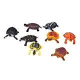 NIDONE 8 Pezzi Assortiti di plastica Tartaruga Multi Uso Tartaruga Miniature Figurine Durevole Modello Tartaruga Giocattoli per Bambini Simulazione Tartaruga ...