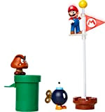 Nintendo Super Mario Acorn Plains Diorama Set, 6,5 cm