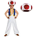Nintendo Super Mario Bros DISK85143K - Costume da rospo Deluxe, M