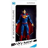 NJ Croce- Justice League Dc Comics Superman Personaggio Snodabile, DC3972