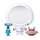 Nuby - Set di giochi Mirror: specchietto con ventose e due giochi spruzza acqua - 12 mesi+ - modello Astronauta