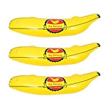 NUOBESTY Inflatable Banana Toy Big Banana Beach Party Decorations Water Pool Accessories Funny Fruit Throw Pillows for Tropical Hawaiian Party ...