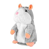 NUOBESTY Talking Hamster Toy Stuffed Animal Interactive Toy ripete Quello Che dici Mimicry Pet Toy Electronic Record per Bambini Early ...