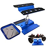 Nuofan RC Car Work Stand Aluminum Repair Workstation 360 Degree Rotation Lift Lower w/Screw Tray for 1/8 1/10 1/12 1/16 ...