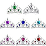 Nv Wang Princess Tiara,Crown Corona Set 8 Pezzi Girls Dress up Party Accessories per Bambini Bambine Compleanno Festa