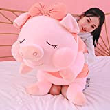 NYKAXI Pig Doll Doll Peluche Cute Super Cute Girl Dormire con Bambola Dormire sul Letto Regalo di Compleanno,80cm